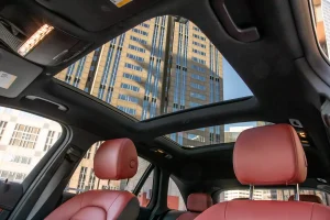 mercedes-benz-glc300-2020-40-black--cabin--interior--red--second-row--sunroof--two-tone--upholstery